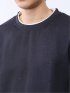 ベストレイヤード風 クルーネック半袖Tシャツ