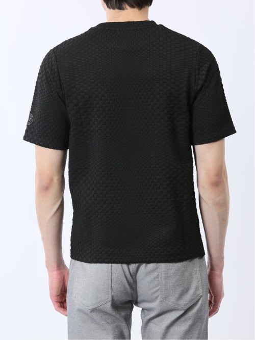 ランダムジャガード クルーネック半袖Tシャツ