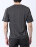 千鳥ジャガード Vネック半袖Tシャツ