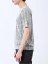 千鳥ジャガード Vネック半袖Tシャツ
