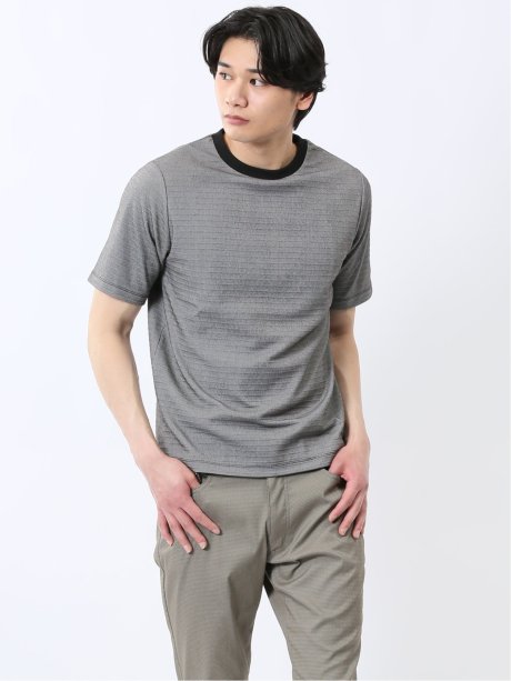 タックコードレーン クルーネック半袖Tシャツ