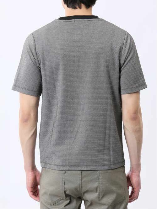 タックコードレーン クルーネック半袖Tシャツ