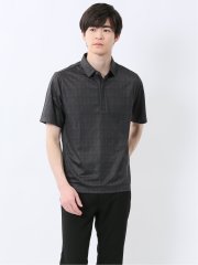 ファスナー使い 半袖ポロシャツ