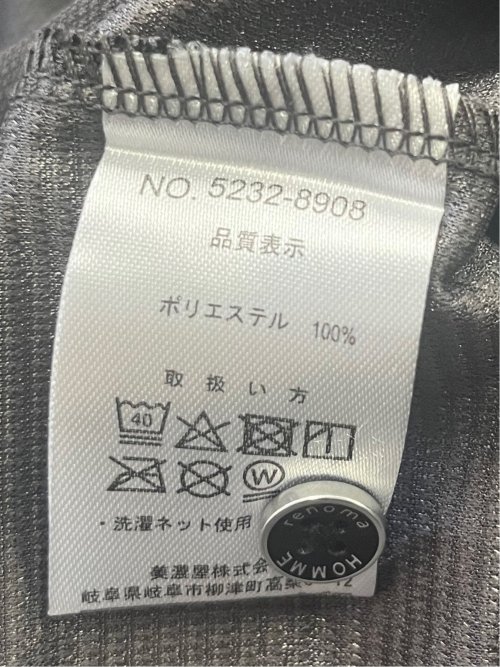 ファスナー使い 半袖ポロシャツ