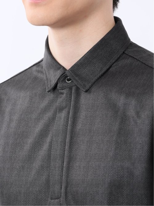 ファスナー使い 半袖ポロシャツ