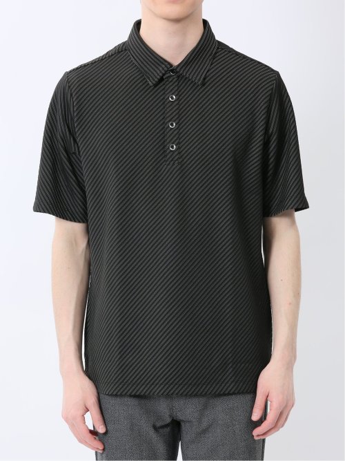 ジャガード 半袖ポロシャツ