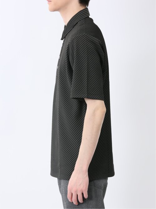 ジャガード 半袖ポロシャツ