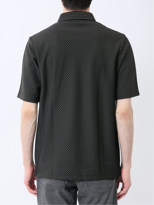ジャガード 半袖ポロシャツ
