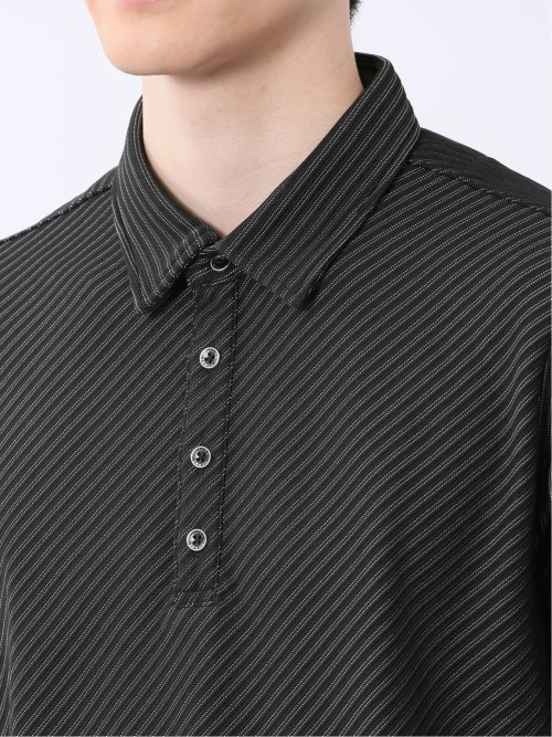 ジャガード 半袖ポロシャツ