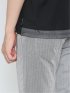 異素材切替 クルーネック半袖Tシャツ
