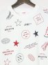 【大きいサイズ】コンバース/CONVERSE 総柄 クルーネック半袖Ｔシャツ