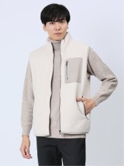 シャギーボア スタンドベスト