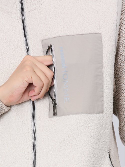 シャギーボア スタンドベスト