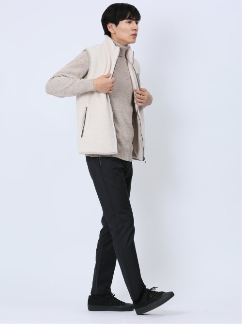 シャギーボア スタンドベスト