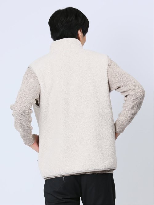 シャギーボア スタンドベスト