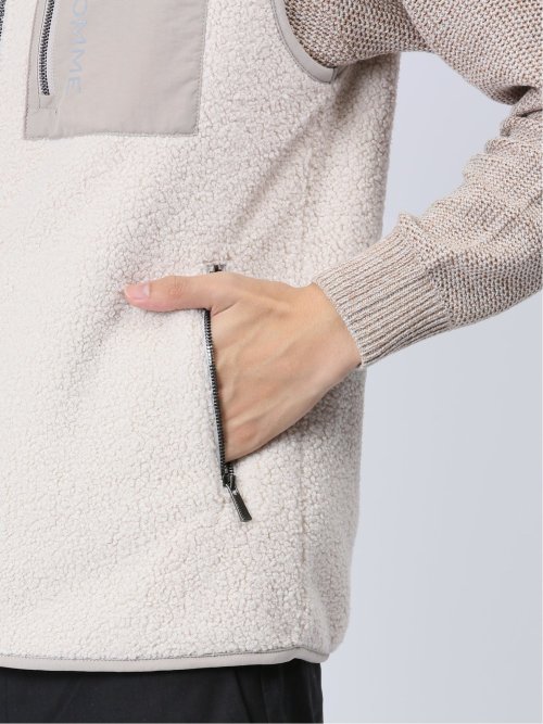 シャギーボア スタンドベスト