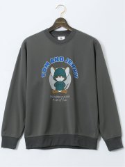 【大きいサイズ】トムとジェリー ダンボール クルーネックトレーナー