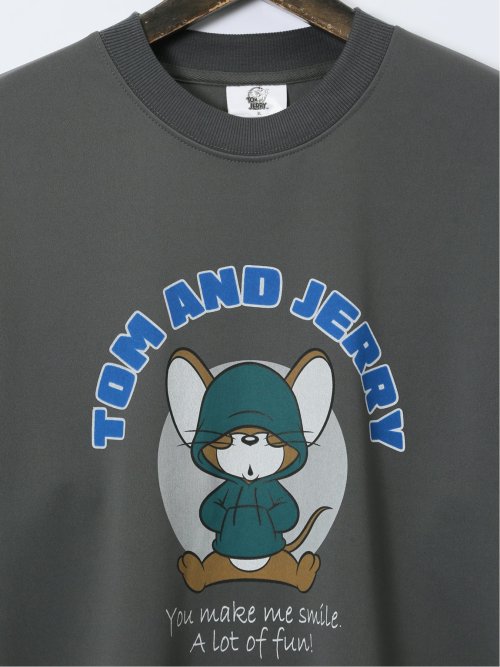 【大きいサイズ】トムとジェリー ダンボール クルーネックトレーナー
