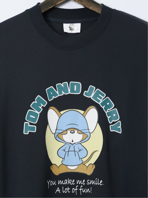 【大きいサイズ】トムとジェリー ダンボール クルーネックトレーナー