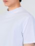 ロゴプリント モックネック半袖Tシャツ