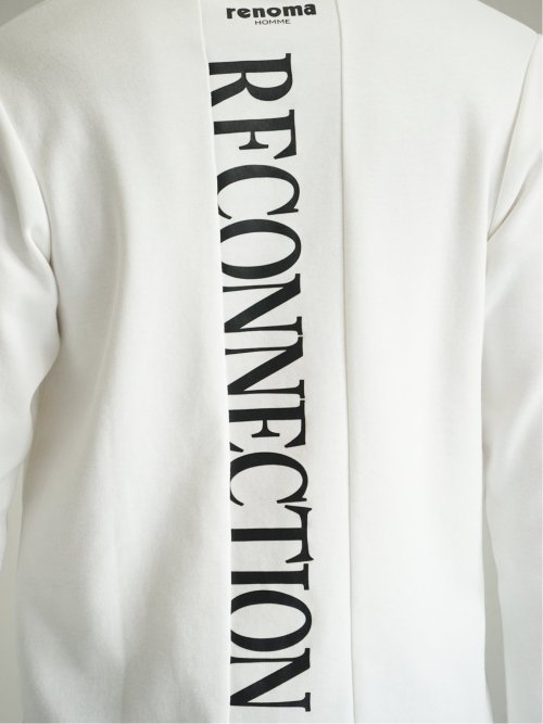 ロゴ切替 クルーネック長袖Tシャツ