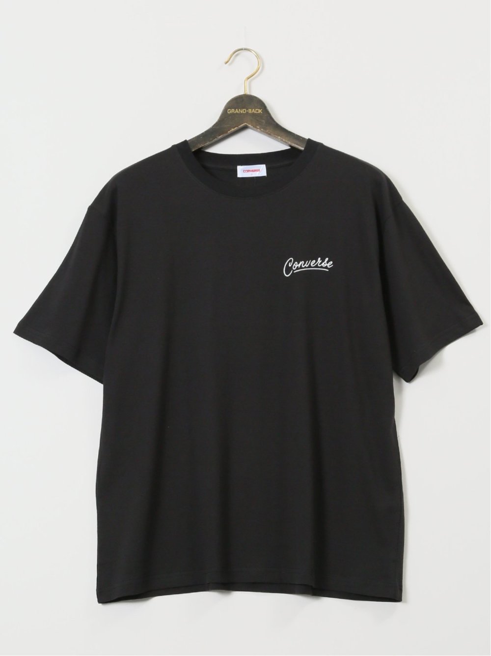 【大きいサイズ】コンバース/CONVERSE 発泡プリント クルーネック半袖Ｔシャツ