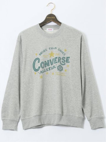 【大きいサイズ】コンバース/CONVERSE 裏毛プリント スエットトレーナー