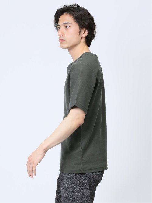 ラッセル ヘンリーネック半袖Tシャツ