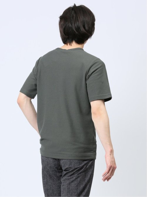 ラッセル ヘンリーネック半袖Tシャツ