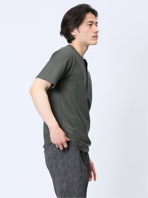 ラッセル ヘンリーネック半袖Tシャツ