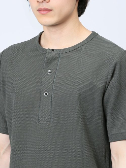 ラッセル ヘンリーネック半袖Tシャツ