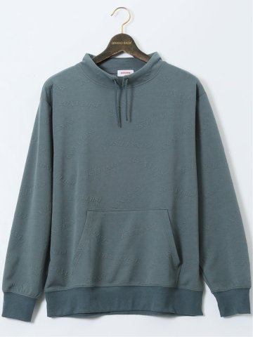 【大きいサイズ】コンバース/CONVERSE ストレッチ ふくれジャガード スピンドルネック長袖プルオーバー