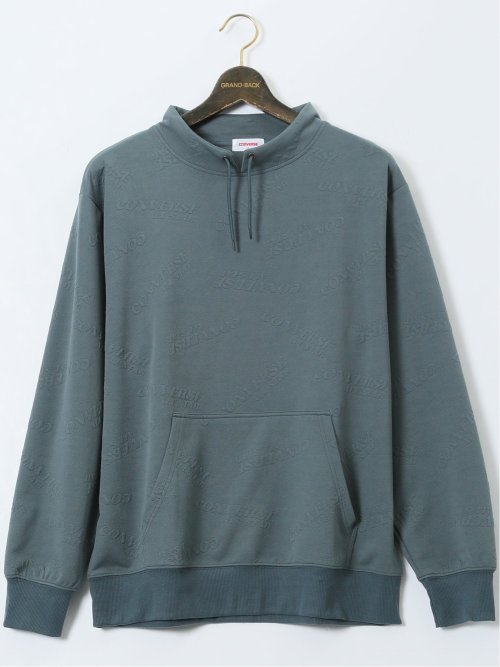 【大きいサイズ】コンバース/CONVERSE ストレッチ ふくれジャガード スピンドルネック長袖プルオーバー