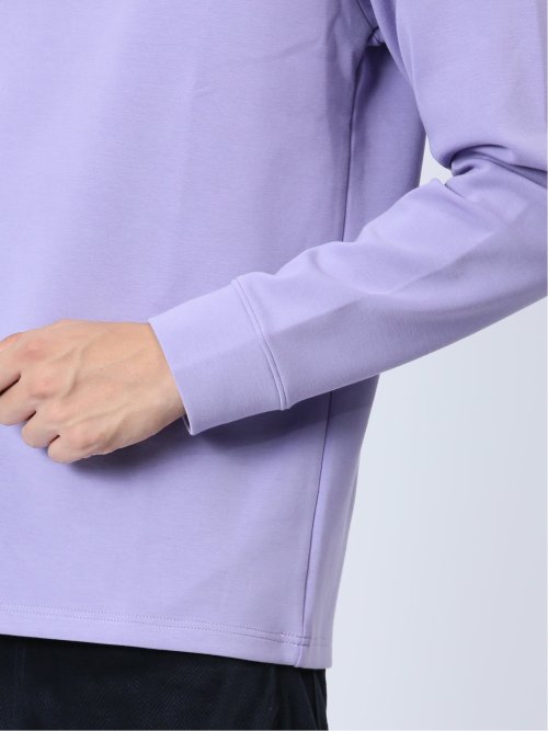 ダンボールニット モックネック長袖Tシャツ