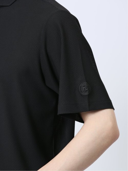 ハニカムメッシュ ワイドカラーポロ