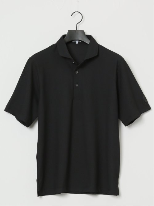 ハニカムメッシュ ワイドカラーポロ