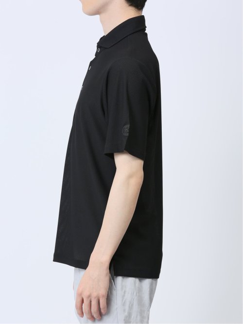 ハニカムメッシュ ワイドカラーポロ