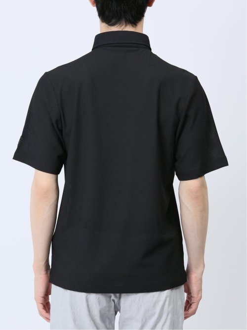 ハニカムメッシュ ワイドカラーポロ