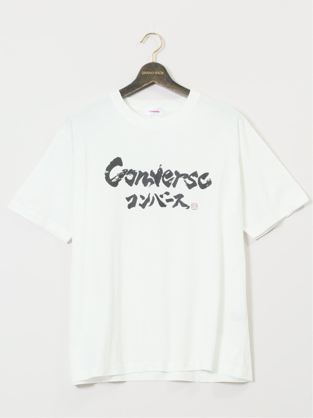 【大きいサイズ】コンバース/CONVERSE カタカナ クルーネック半袖Ｔシャツ