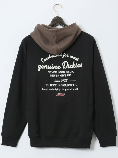【大きいサイズ】ジュニュイン ディッキーズ/Genuine Dickies 裏毛 バック刺繍 プルパーカー