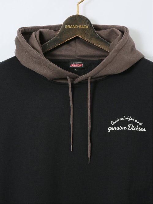 【大きいサイズ】ジュニュイン ディッキーズ/Genuine Dickies 裏毛 バック刺繍 プルパーカー