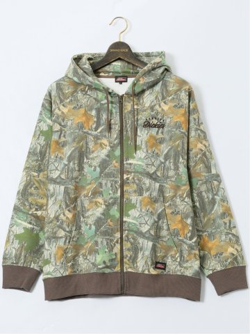 【大きいサイズ】ジュニュイン ディッキーズ/Genuine Dickies 裏毛 バック刺繍 プリントパーカー