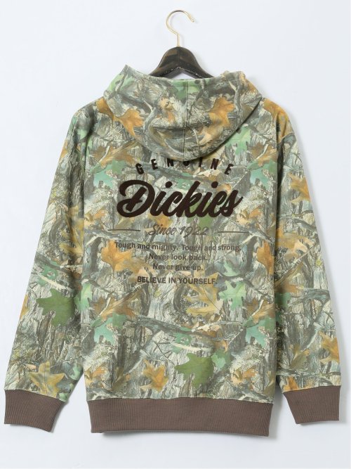 【大きいサイズ】ジュニュイン ディッキーズ/Genuine Dickies 裏毛 バック刺繍 プリントパーカー
