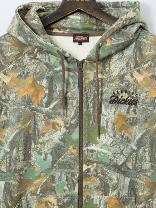 【大きいサイズ】ジュニュイン ディッキーズ/Genuine Dickies 裏毛 バック刺繍 プリントパーカー