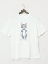 【大きいサイズ】トムとジェリー 両面プリント クルーネック半袖Ｔシャツ
