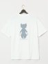 【大きいサイズ】トムとジェリー 両面プリント クルーネック半袖Ｔシャツ