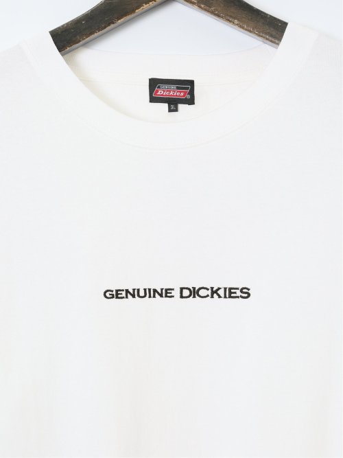 【大きいサイズ】ジュニュイン ディッキーズ/Genuine Dickies 袖プリント クルーネック長袖Ｔシャツ