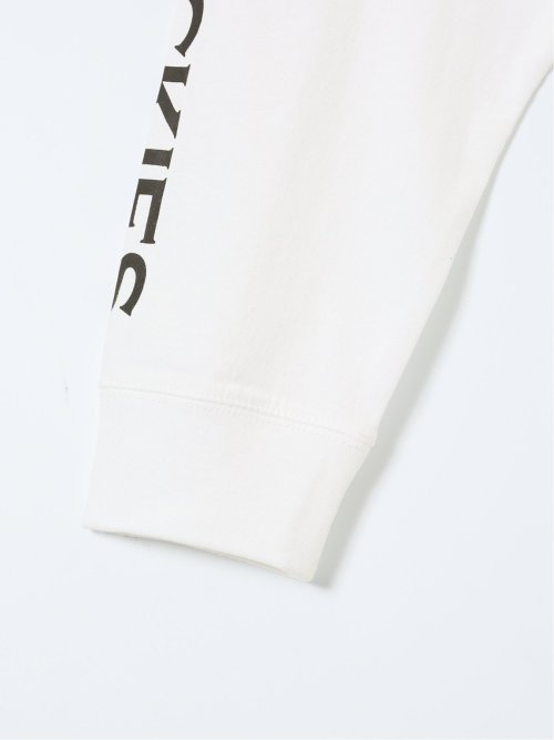 【大きいサイズ】ジュニュイン ディッキーズ/Genuine Dickies 袖プリント クルーネック長袖Ｔシャツ