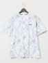 【大きいサイズ】コンバース/CONVERSE 吸汗速乾 タイダイ風 クルーネック半袖Ｔシャツ