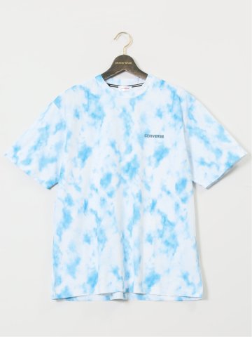 【大きいサイズ】コンバース/CONVERSE 吸汗速乾 タイダイ風 クルーネック半袖Ｔシャツ